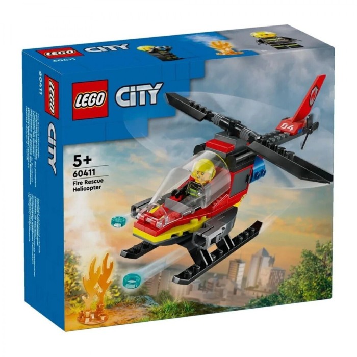 Lego City Fire Rescue Helicopter για 5+ ετών
