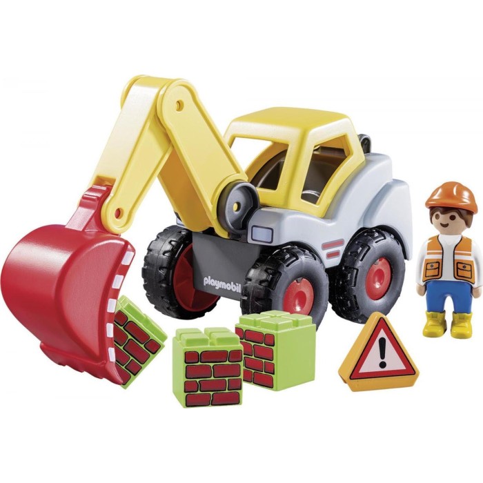 Playmobil 123 Φορτωτής Εκσκαφέας για 1.5+ ετών