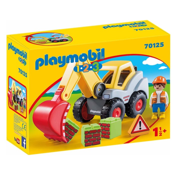 Playmobil 123 Φορτωτής Εκσκαφέας για 1.5+ ετών