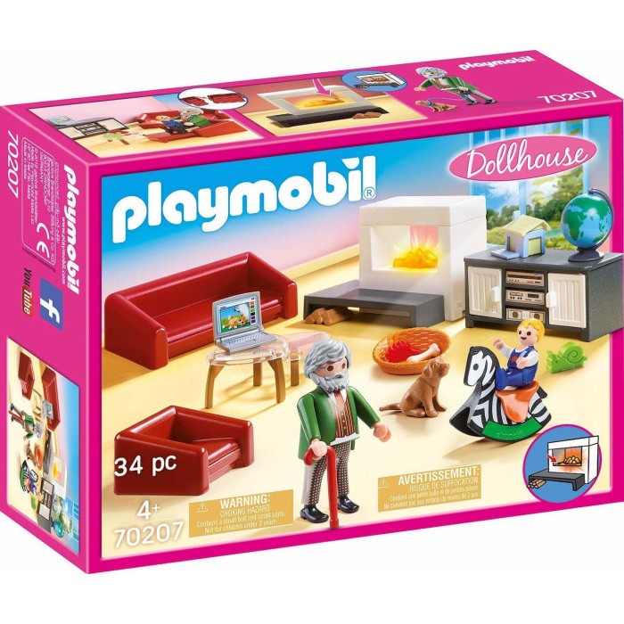 Playmobil Dollhouse Σαλόνι Κουκλόσπιτου για 4+ ετών
