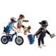 Playmobil City Action Αστυνομικός με Ποδήλατο & Πορτοφολάς 
