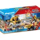 Playmobil City Life Construction Site with Flatbed Truck για 4-10 ετών