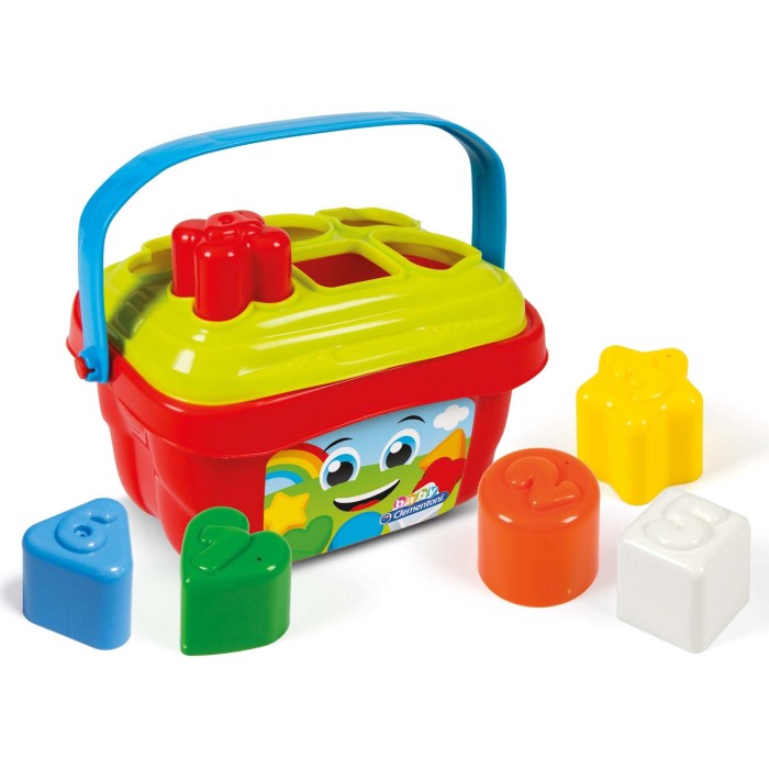 Baby Clementoni Κουβαδάκι με Σχήματα για 9+ Μηνών 