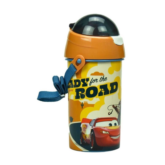 Gim Πλαστικό Παγούρι Cars On The Road Πολύχρωμο 500ml