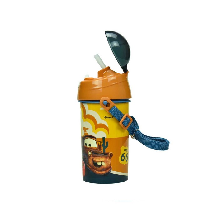 Gim Πλαστικό Παγούρι Cars On The Road Πολύχρωμο 500ml