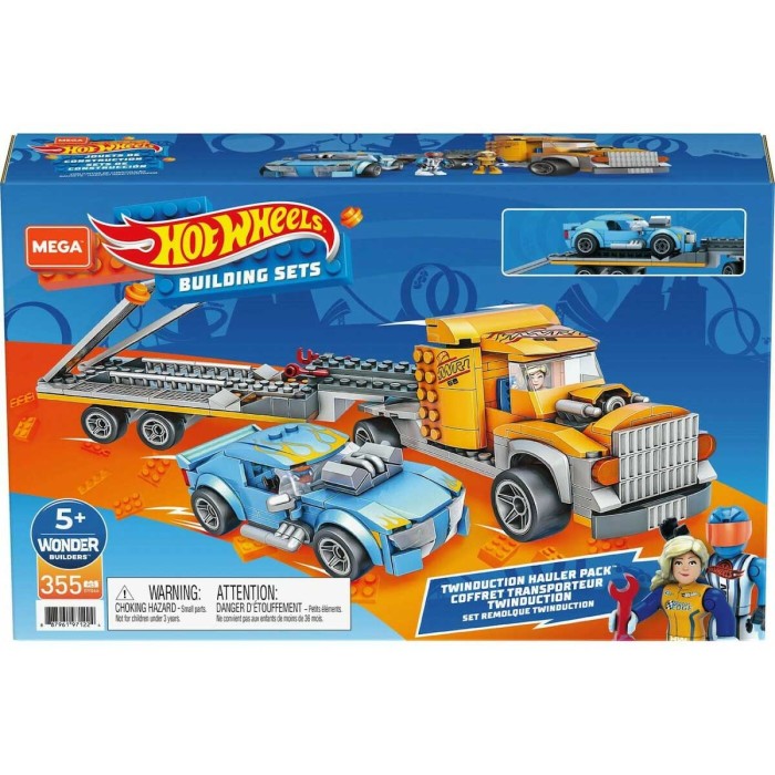 Mega Bloks Τουβλάκια Hot Wheels Twinduction Hauler Pack για 5+ Ετών 355τμχ