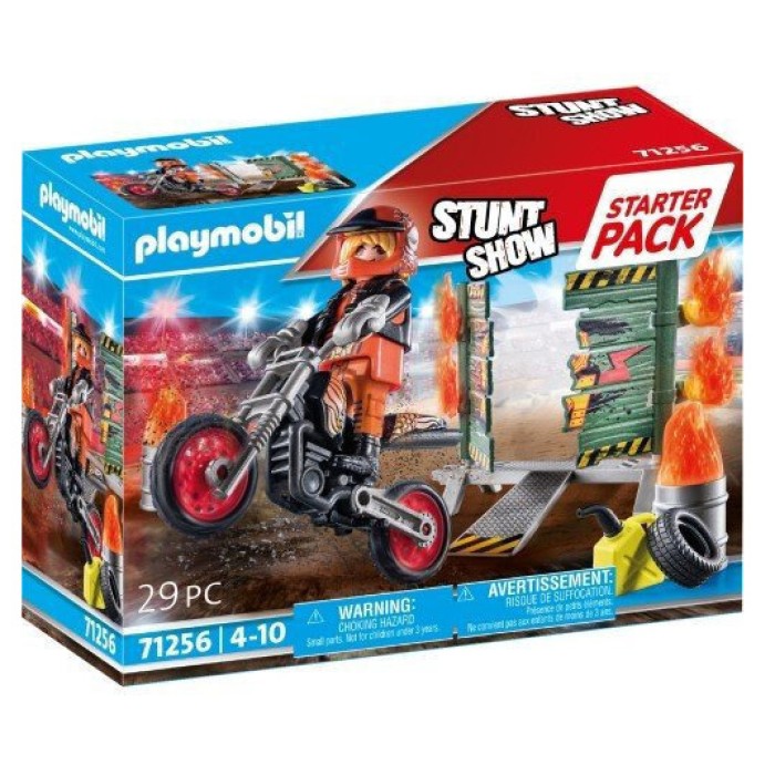 Playmobil Stunt Show Ακροβατικά με Μηχανή Motocross για 4-10 ετών