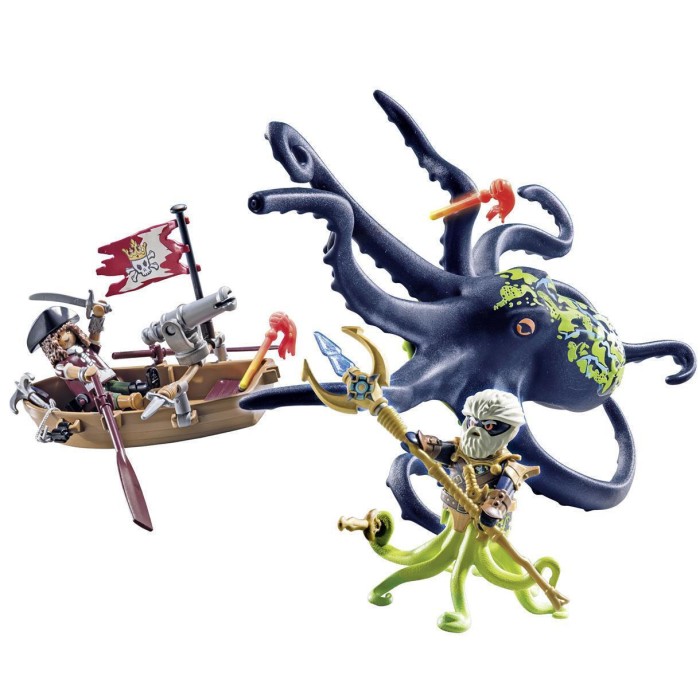 Playmobil Pirates Battle With The Giant Octopus για 4-10 ετών