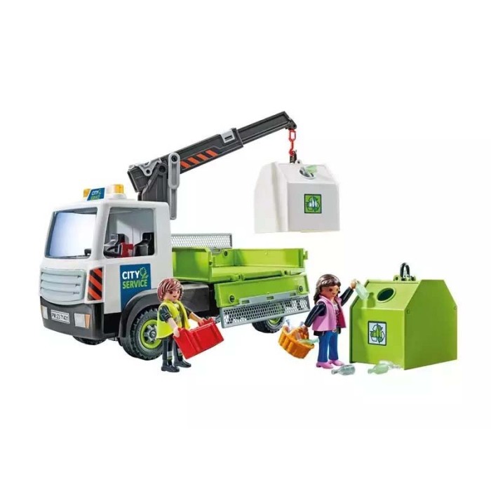 Playmobil City Action Όχημα Περισυλλογής Κάδων Ανακύκλωσης Γυαλιού για 4-10 ετών