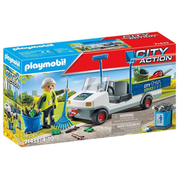 Playmobil Ηλεκτρικό όχημα οδοκαθαριστή