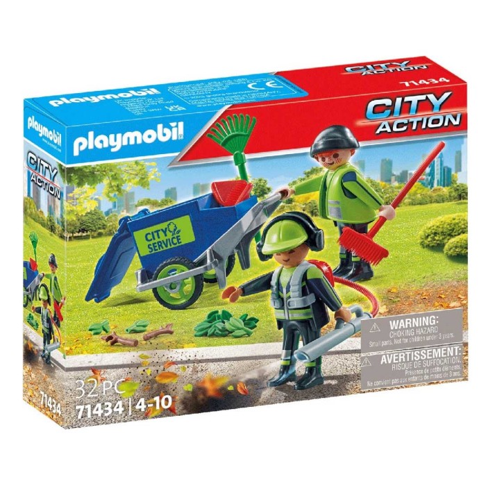 Playmobil City Action Οδοκαθαριστές για 4-10 ετών