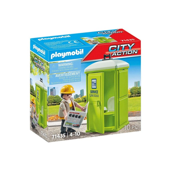 Playmobil City Action Χημική Τουαλέτα για 4-10 ετών