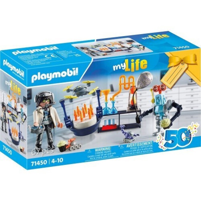 Playmobil City Life Πάρτυ Στο Εργαστήριο Του Τρελοεπιστήμονα για 4-10 ετών