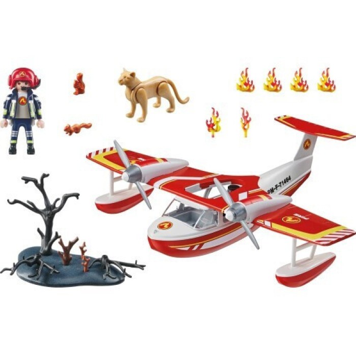 Playmobil City Action Πυροσβεστικό Υδροπλάνο για 4-10 ετών