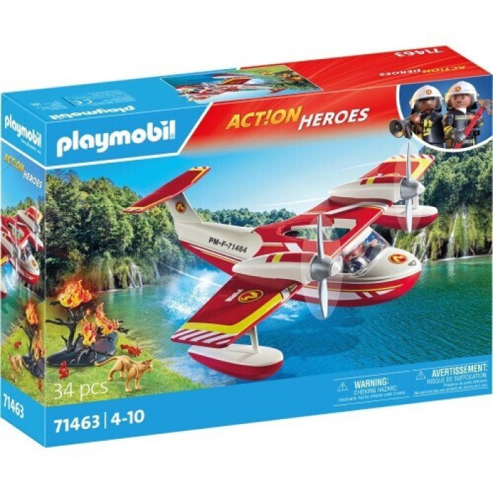 Playmobil City Action Πυροσβεστικό Υδροπλάνο για 4-10 ετών