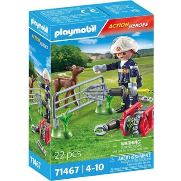 Playmobil City Action Επιχείρηση Διάσωσης Ζώου για 4-10 ετών