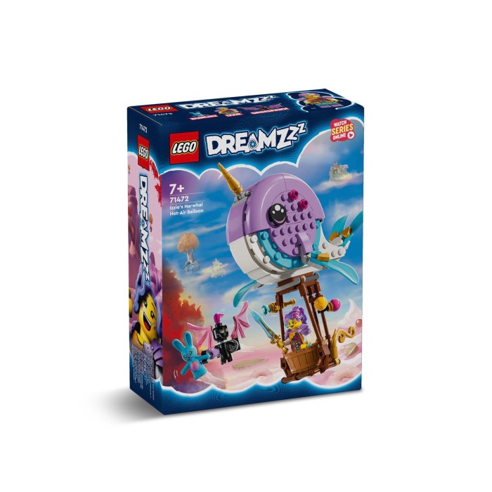 Lego DREAMZzz Izzie's Narwhal Hot-air Balloon για 7+ ετών
