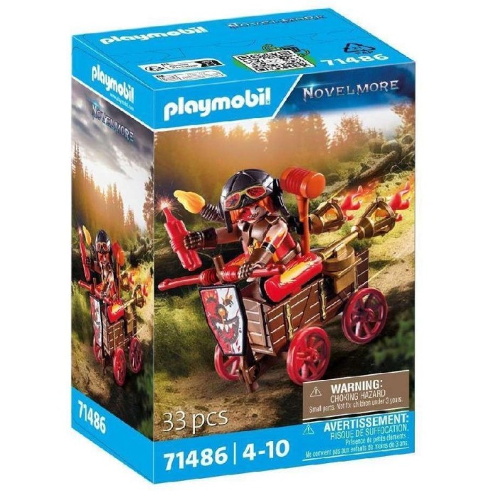 Playmobil Novelmore O Kahboom Με Το Αγωνιστικό Του Όχημα για 4-10 ετών