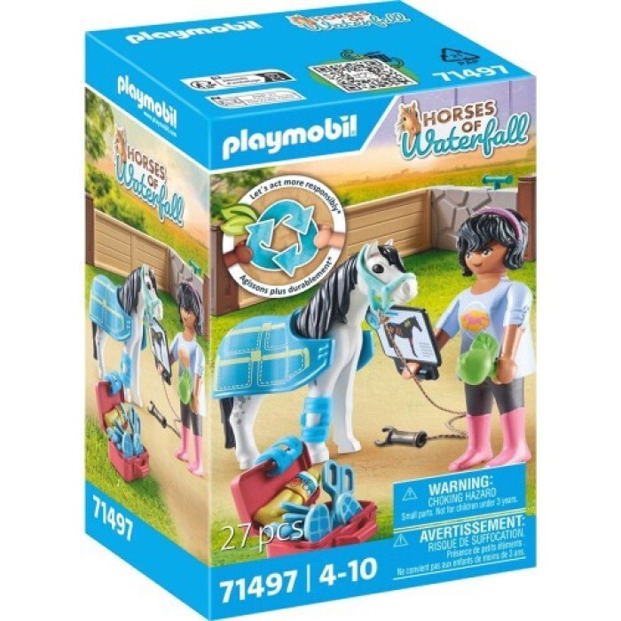 Playmobil Horses Of Waterfall Ιππίατρος Και Άλογο για 4-10 ετών