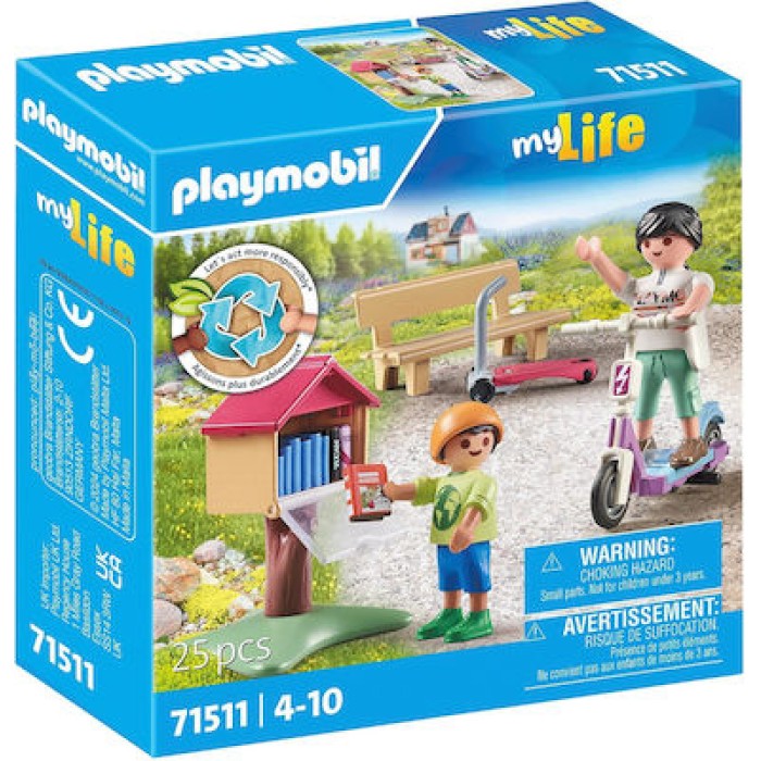 Playmobil City Life Υπαίθρια Ανταλλακτική Βιβλιοθήκη για 4-10 ετών
