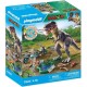 Playmobil Dinos T-Rex και Εξερευνητής με Μοτοσικλέτα