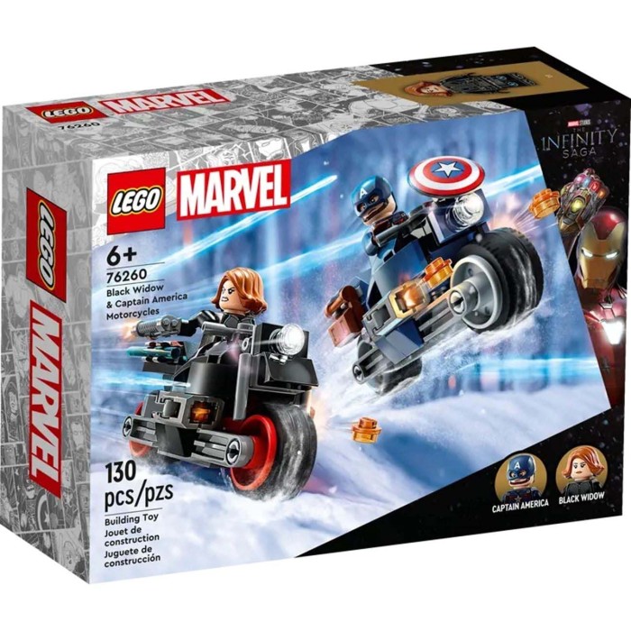 LEGO Super Heroes Black Widow & Captain America Motorcycles