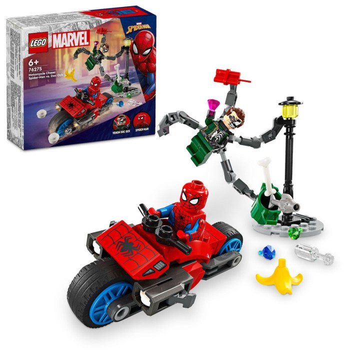 Lego Super Heroes Motorcycle Chase: Spider-man Vs. Doc Ock για 6+ ετών
