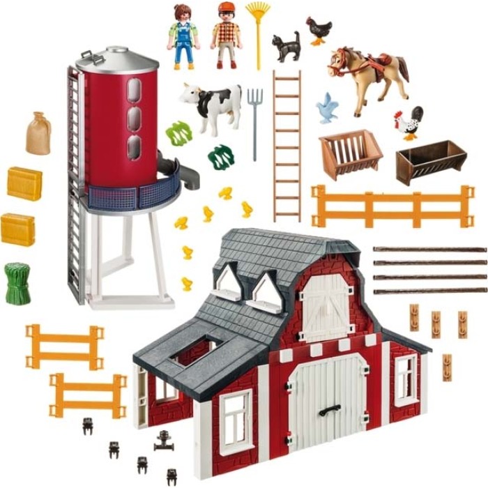 Playmobil Country Barn with Silo για 4+ ετών