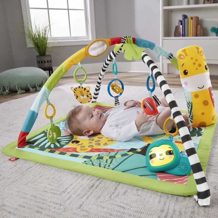 Fisher Price Γυμναστήριο Δραστηριοτήτων Rainforest με Μουσική για Νεογέννητα