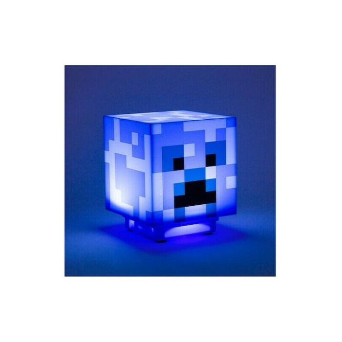 Paladone Παιδικό Διακοσμητικό Φωτιστικό Minecraft Creeper Μπλε 11εκ.