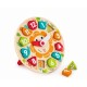 Hape Chunky Clock Puzzle- Παζλ Ρολόι Με Μεγάλους Αριθμούς & Βάση Στήριξης