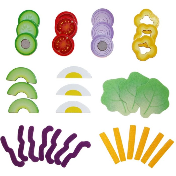Hape Healthy Salad Playset - Σετ Υγιεινής Διατροφής Σαλάτα 