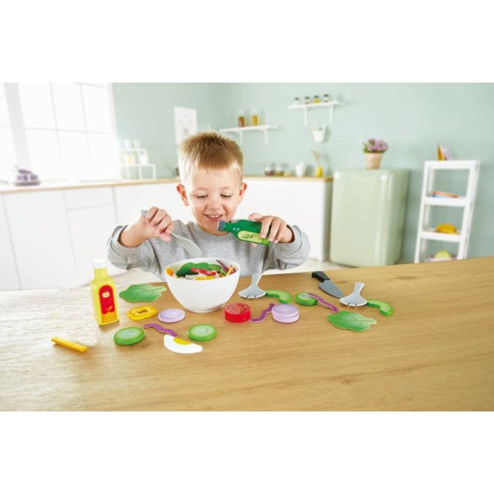 Hape Healthy Salad Playset - Σετ Υγιεινής Διατροφής Σαλάτα 
