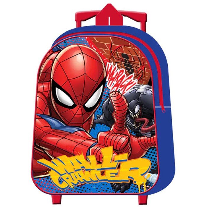 Τσάντα Τρόλευ Ανατομική Νηπίου SPIDERMAN 31cm