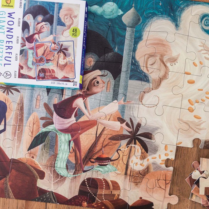  Ludattica Παιδικό Puzzle Aladin 
