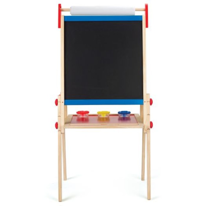 Hape All-in-1 Easel  Πίνακας Καλλιτεχνίας Ρυθμιζόμενος Σε Ύψος Με Δύο Επιφάνειες & Αξεσουάρ 