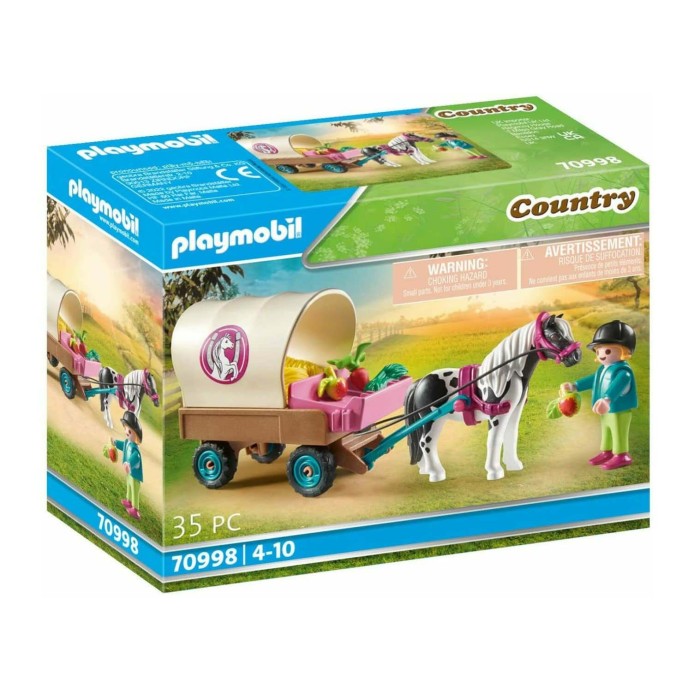 Playmobil Country Άμαξα με Πόνυ για 4-10 ετών