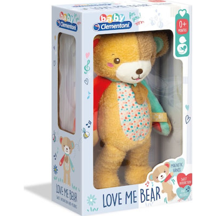 Clementoni Love Me Bear από Ύφασμα για Νεογέννητα