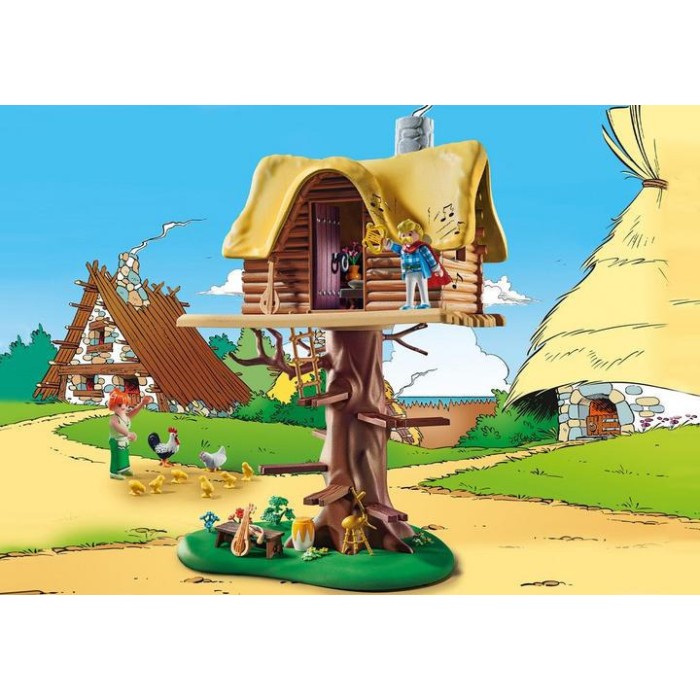 Playmobil Asterix: Το Δεντρόσπιτο Του Βάρδου Κακοφωνίξ 