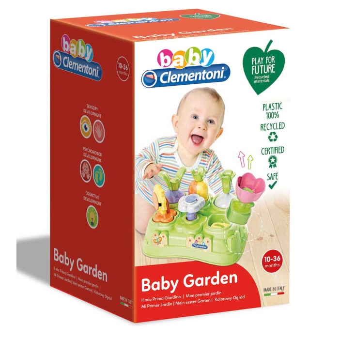 Baby Clementoni Ο Κήπος μου από Ανακυκλωμένα Υλικά για 10+ Μηνών