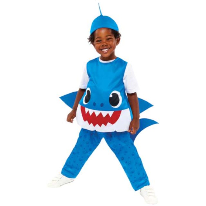 Baby Shark Στολή Blue Daddy 1-2