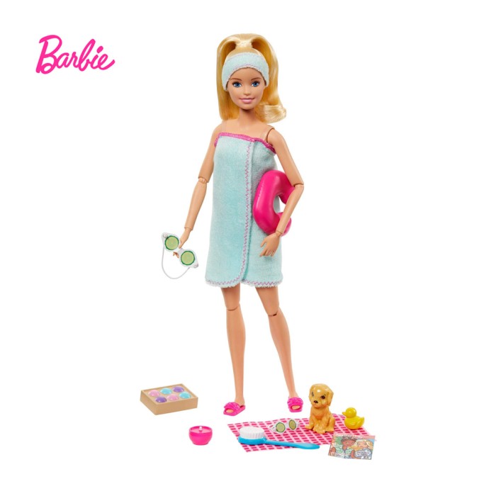 Barbie Κούκλα σε Σπα Μαζί με Κουταβάκι 