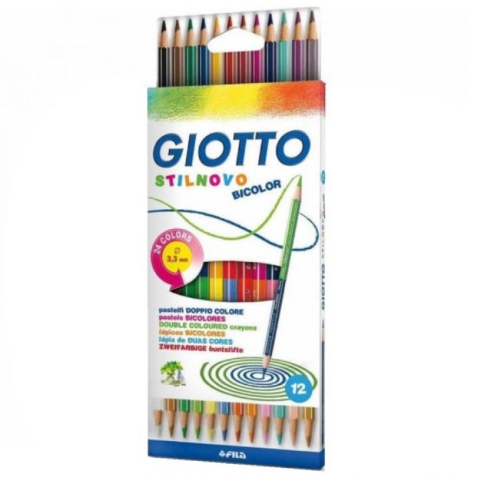 Giotto Stilnovo Bicolor Ξυλομπογιές Διπλές
