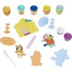 Play-Doh Πλαστελίνη - Παιχνίδι Bluey Make & Mash Costumes για 3+ Ετών, 11τμχ