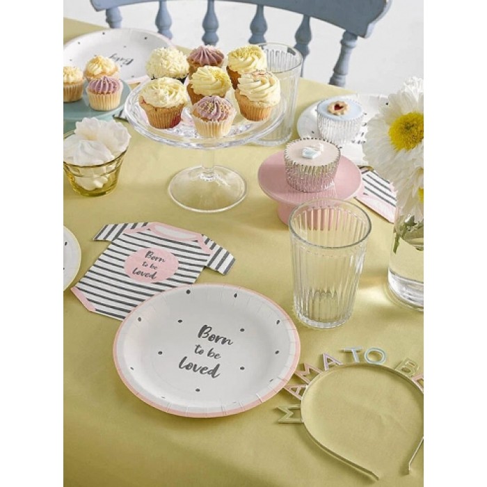 Talking tables Χαρτοπετσέτα Born to be loved Ροζ