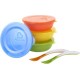 Munchkin Σετ Φαγητού Love-a-Bowls από Πλαστικό με Αντιολισθητική Βάση Πολύχρωμο 10τμχ 