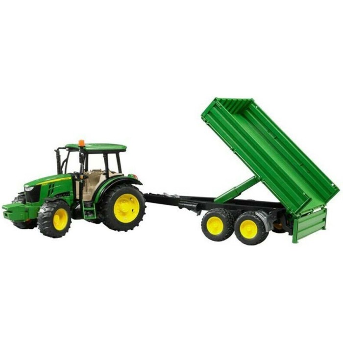Bruder Τρακτερ John Deer 5115M Με Καροτσα