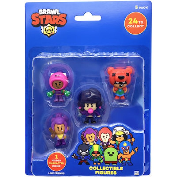 Brawl Stars Collectible Figures 5 Pack