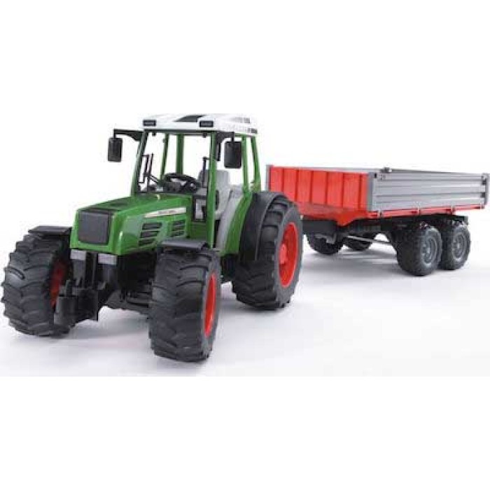 Bruder Τρακτέρ Fendt 209S με Αποσπώμενο Trailler