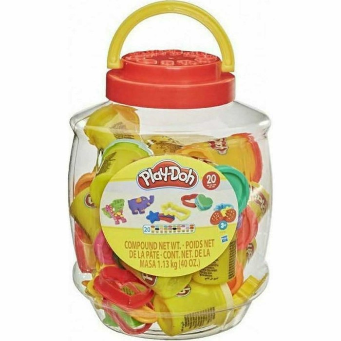 Play-Doh 20 Βαζάκια Πλαστελίνης Bucket Of Fun για 3+ Ετών